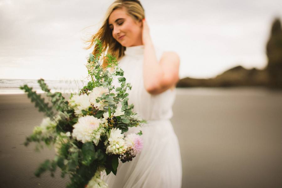 Beach Golden Hour Engagement Styled Shoot