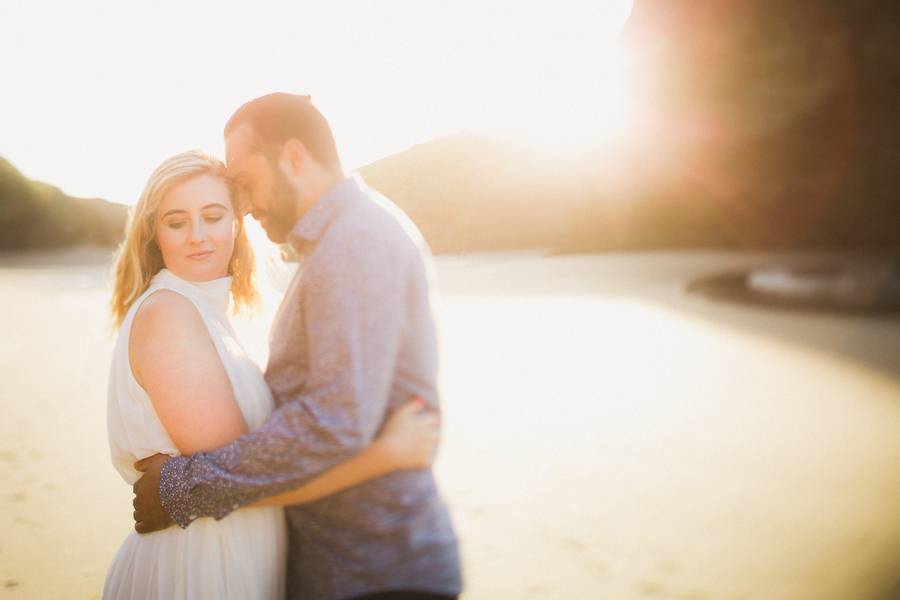 Beach Golden Hour Engagement Styled Shoot