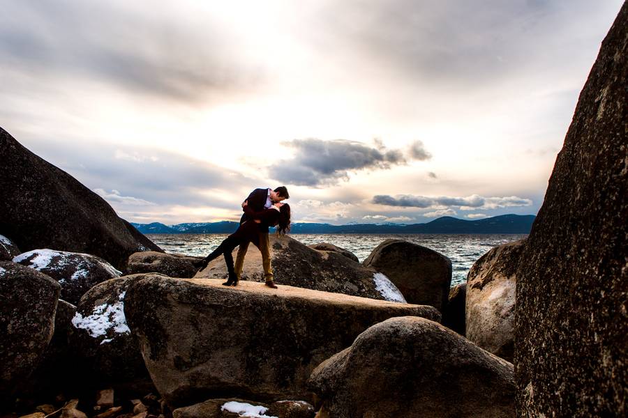 Sand Harbor Engagement Session