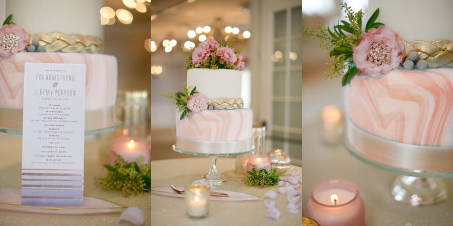 Beautiful Blushing Bride by the Winter Seaside