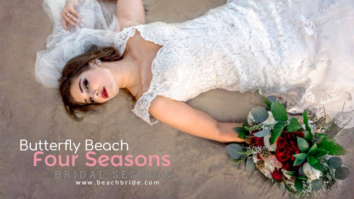 Butterfly Beach Four Seasons Bridal Session