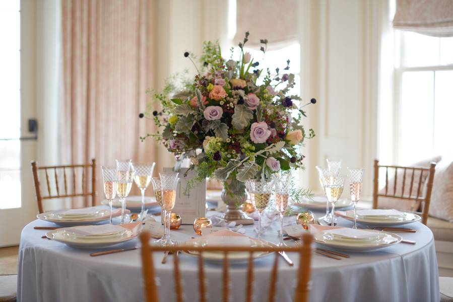 Beautiful Blushing Bride by the Winter Seaside