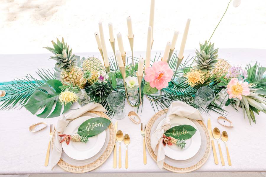 Tropical Summer Inspired Styled Shoot