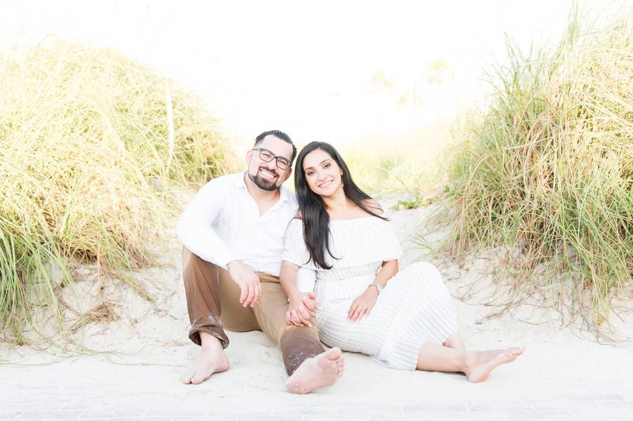 Romantic Oceanside Engagement Session