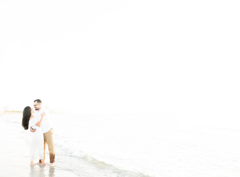 Romantic Oceanside Engagement Session