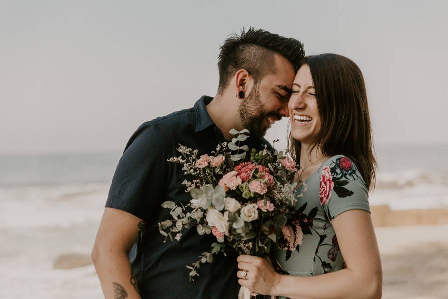 Epic Surprise Daytime Beach Proposal