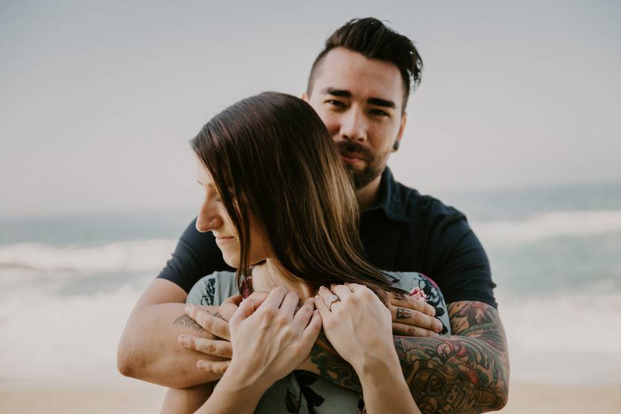 Epic Surprise Daytime Beach Proposal