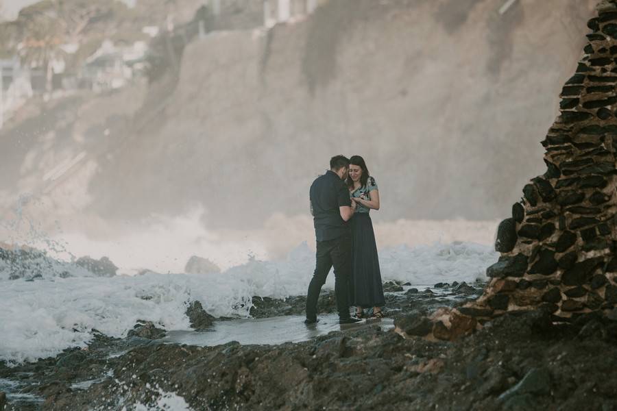 Epic Surprise Daytime Beach Proposal