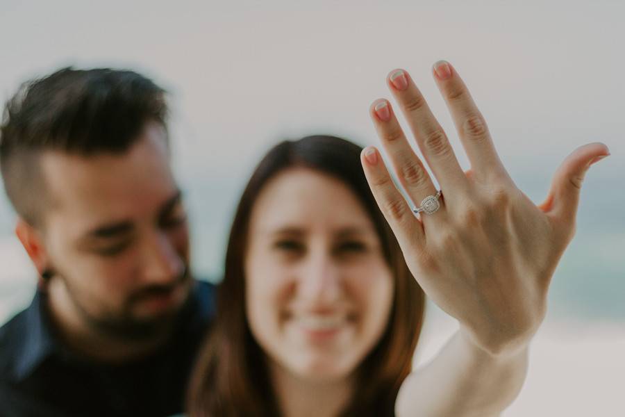 Epic Surprise Daytime Beach Proposal