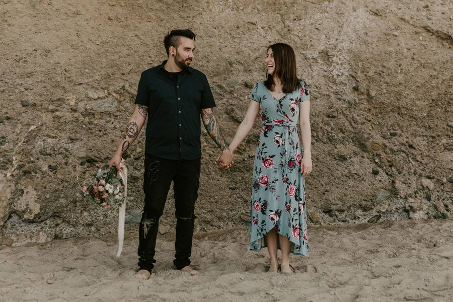 Epic Surprise Daytime Beach Proposal