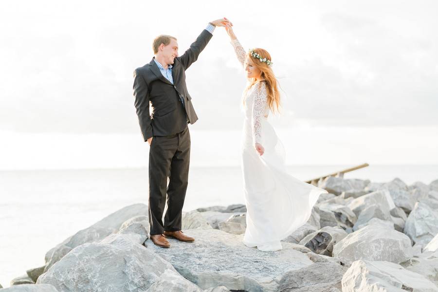 At Well With My Soul   Romantic Beach Engagement