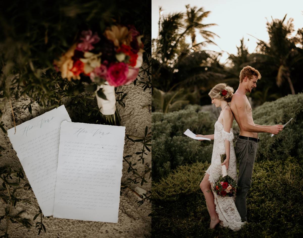 Sunset Ocean Side Vow Renewal