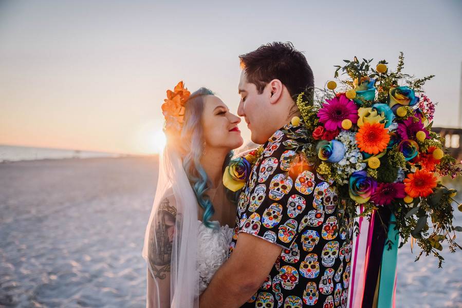 Unique Day of the Dead Wedding