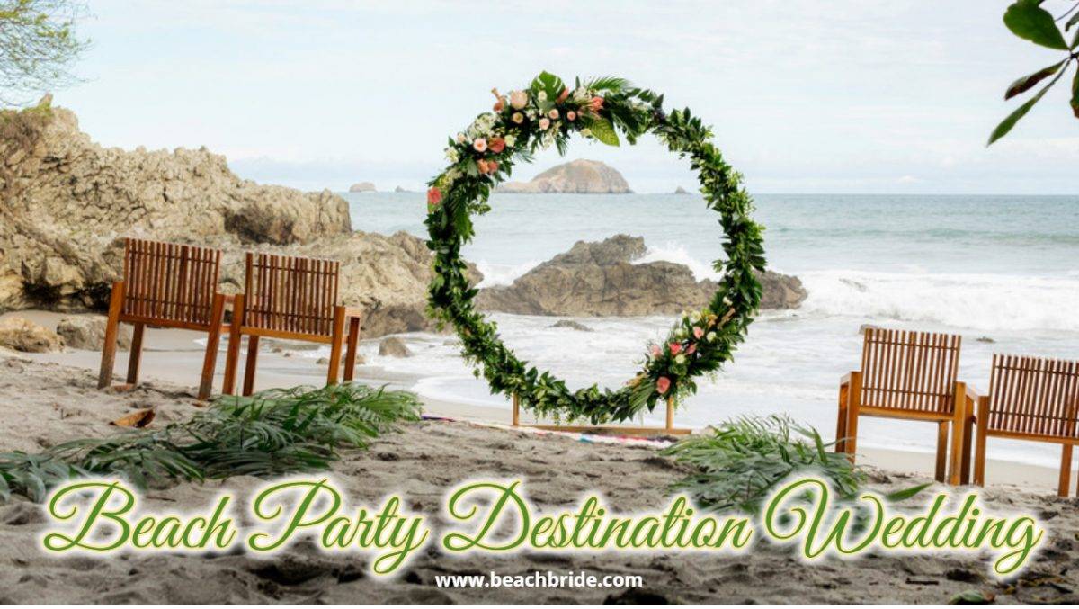 Beach Party Destination Wedding