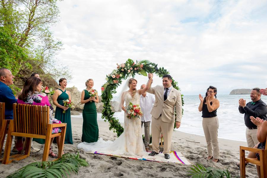 Beach Party Destination Wedding