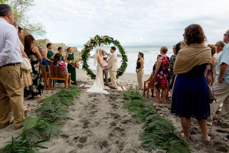 Beach Party Destination Wedding