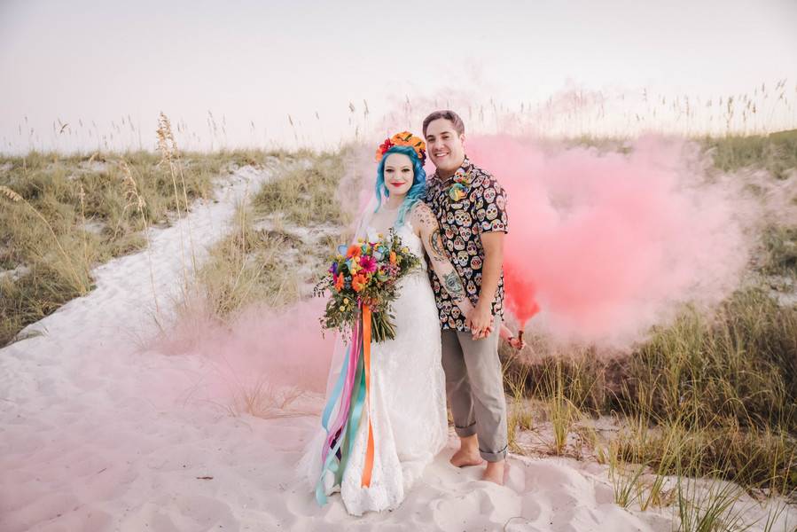 Unique Day of the Dead Wedding