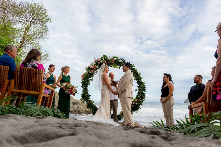 Beach Party Destination Wedding