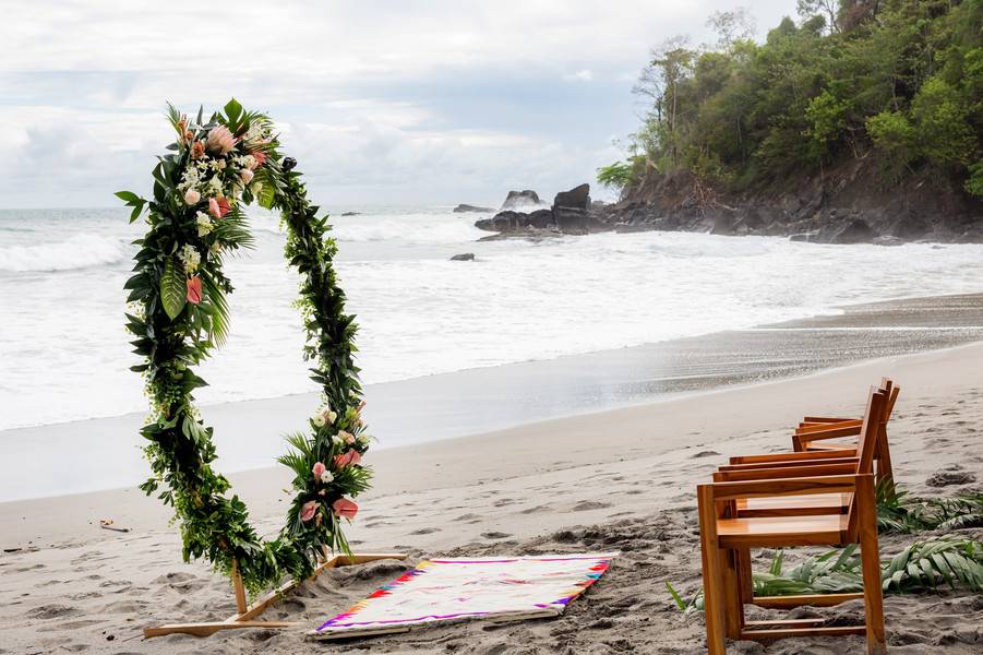 Beach Party Destination Wedding