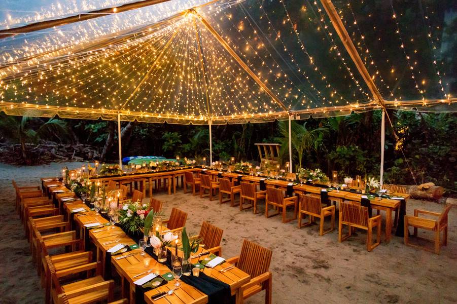 Beach Party Destination Wedding