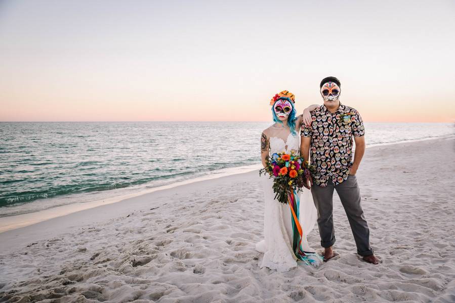 Unique Day of the Dead Wedding