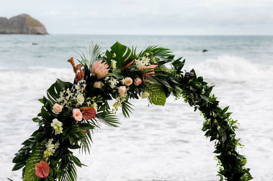 Beach Party Destination Wedding