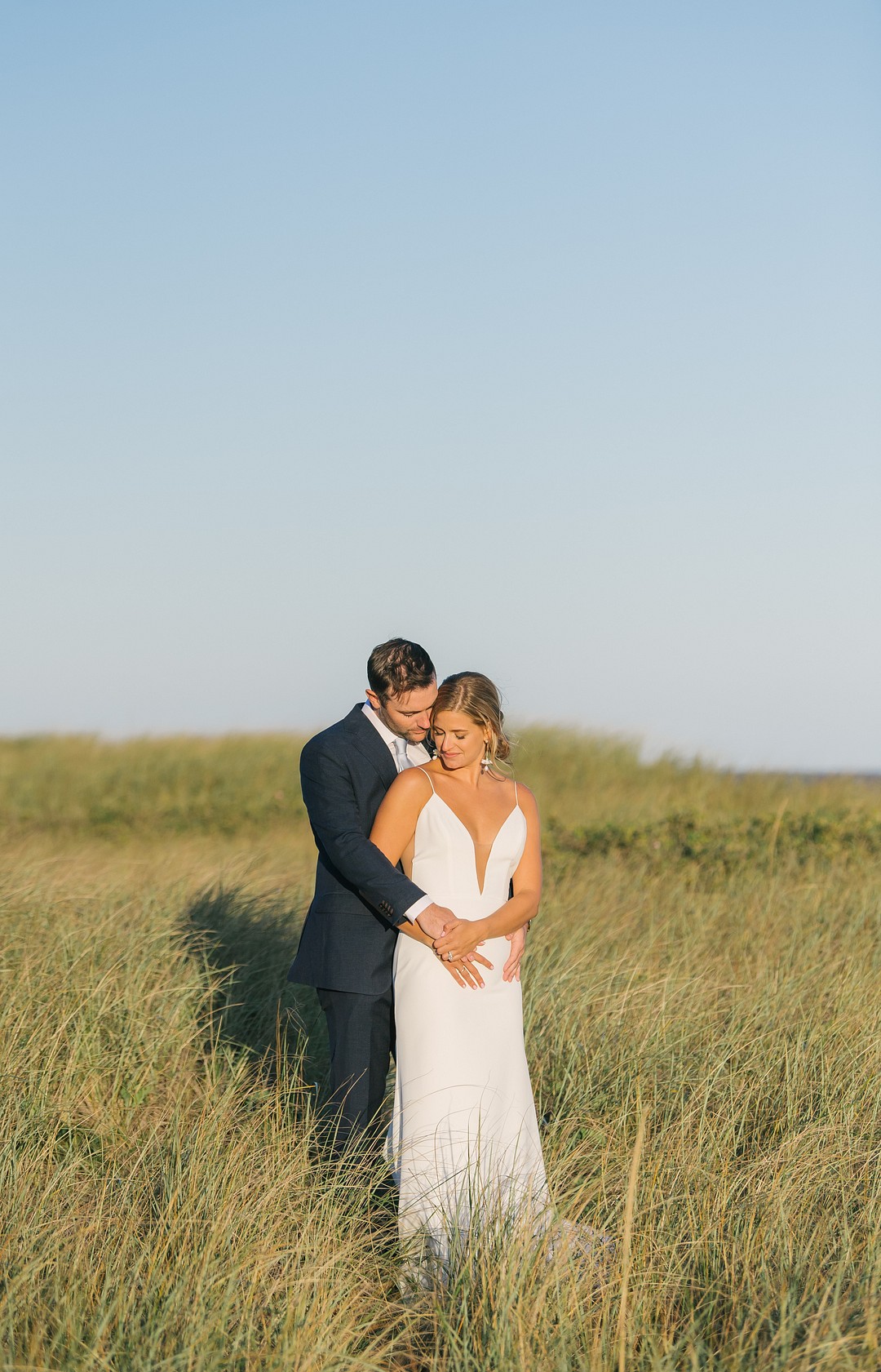 White and Blue Themed Wedding in Nantucket