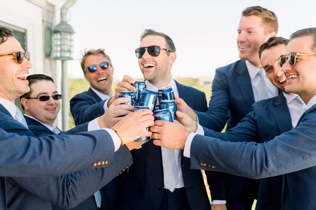 White and Blue Themed Wedding in Nantucket