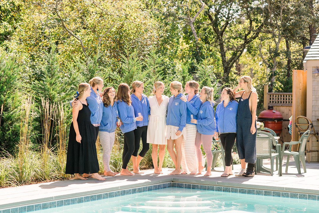 White and Blue Themed Wedding in Nantucket