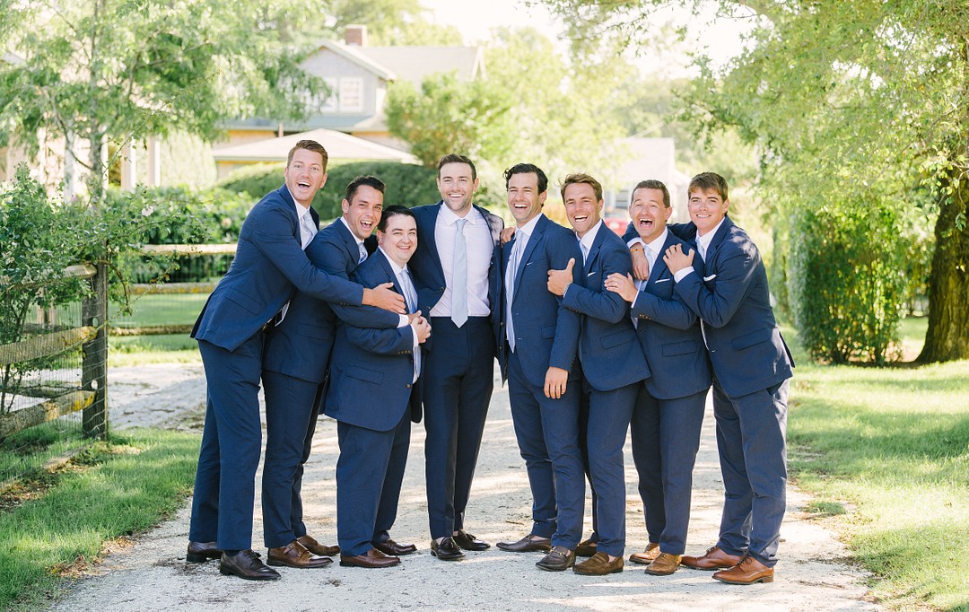 White and Blue Themed Wedding in Nantucket