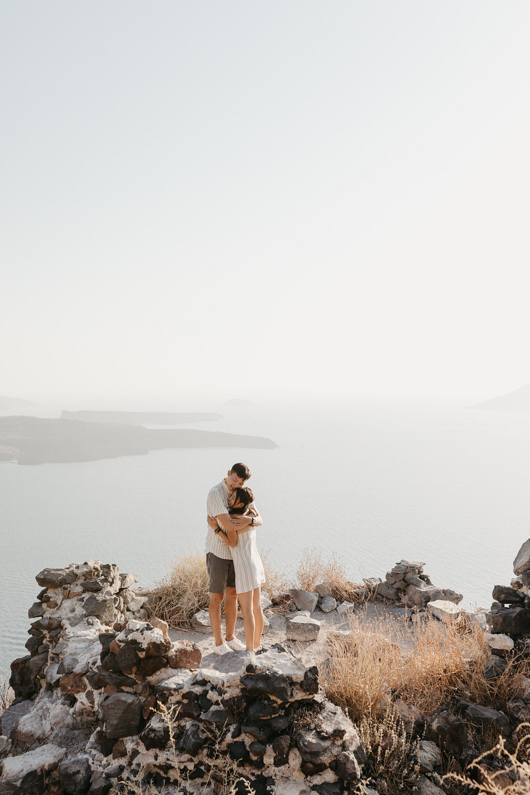 Surprise Proposal in Santorini, Greece