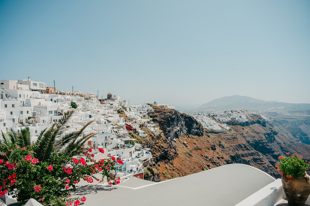 Surprise Proposal in Santorini, Greece