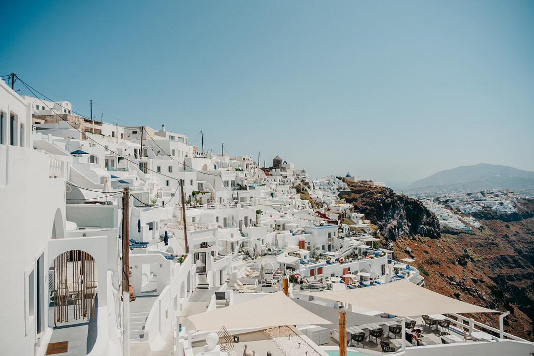 Surprise Proposal in Santorini, Greece