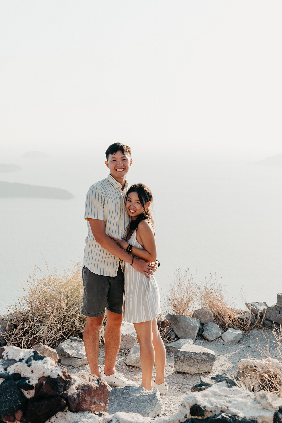 Surprise Proposal in Santorini, Greece