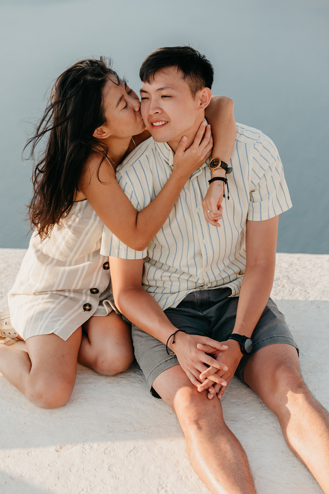 Surprise Proposal in Santorini, Greece