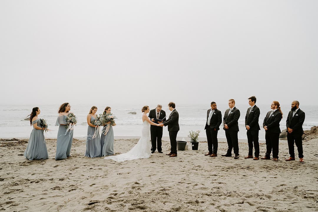 Rustic Minimalist Beach Wedding