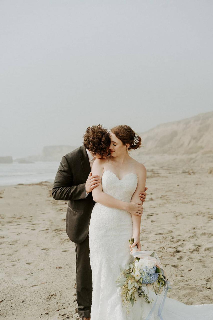 Rustic Minimalist Beach Wedding
