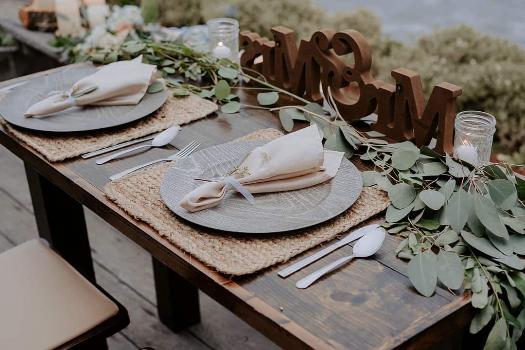 Rustic Minimalist Beach Wedding