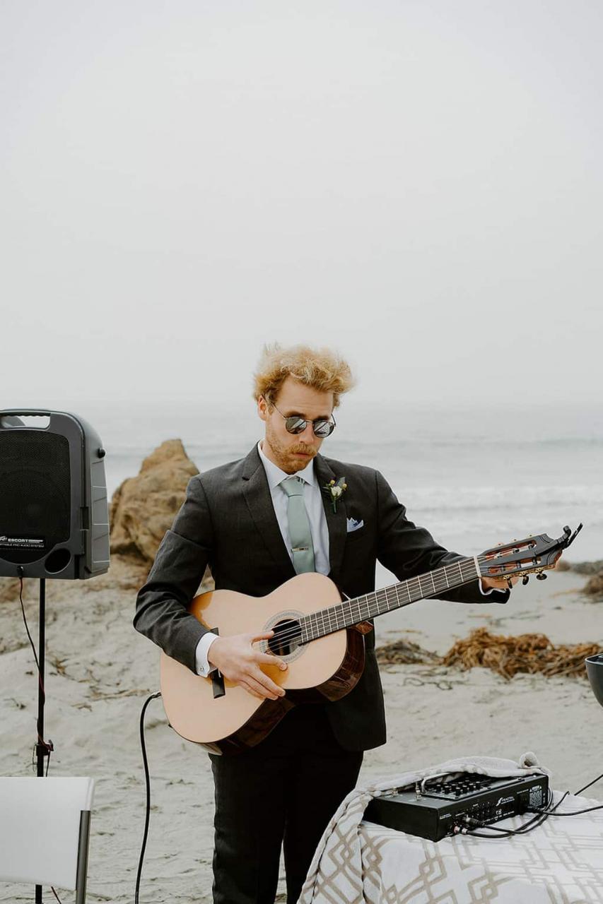 Rustic Minimalist Beach Wedding