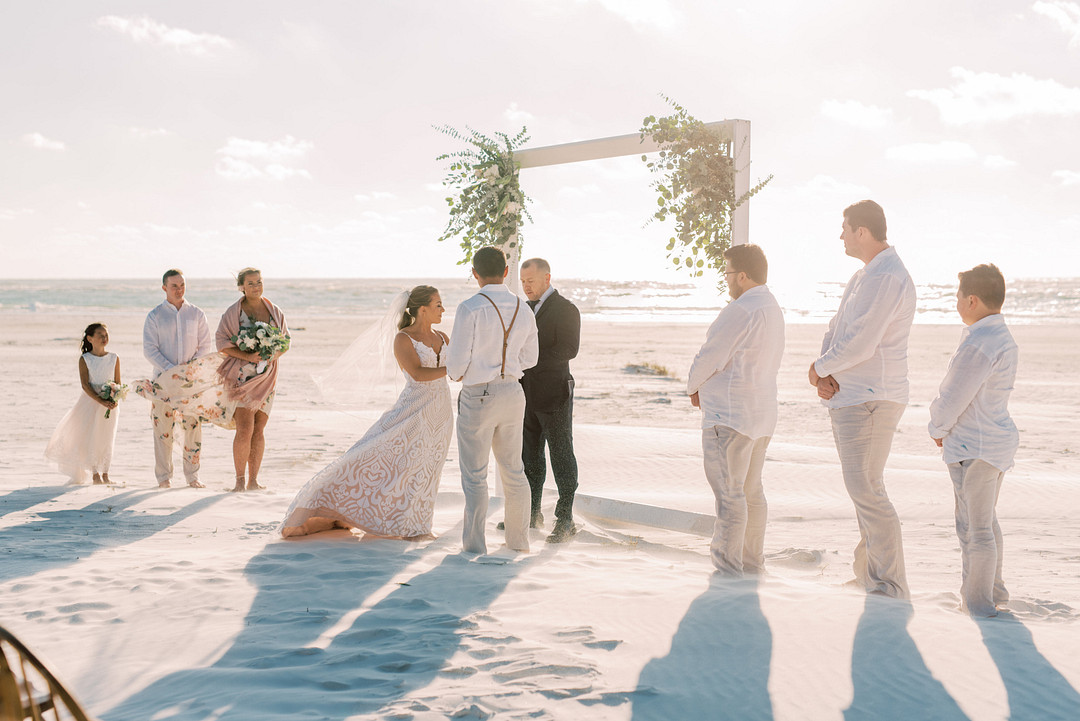 Fresh and Chic Beach Wedding in Florida