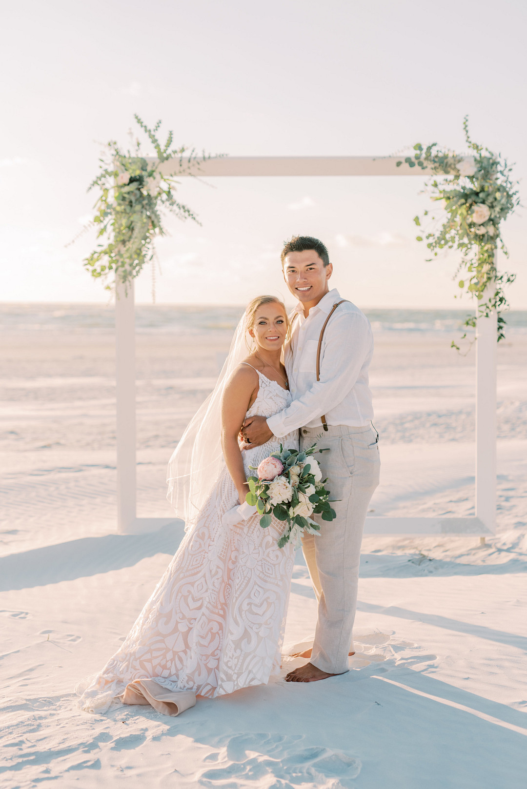 Fresh and Chic Beach Wedding in Florida