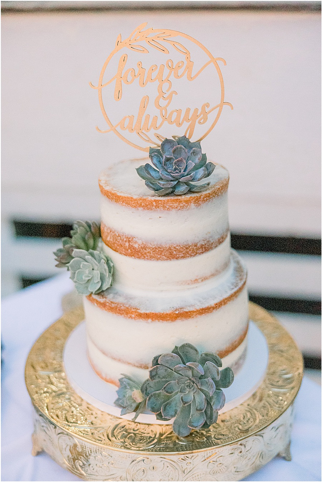 Succulent Themed Oceanside Wedding