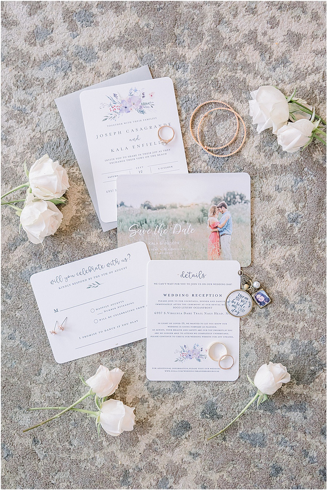 Succulent Themed Oceanside Wedding