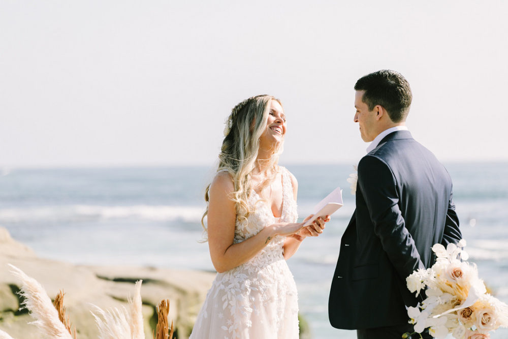 San Diego Boho Beach Elopement