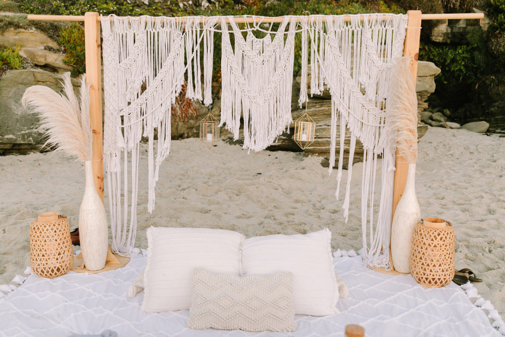 San Diego Boho Beach Elopement