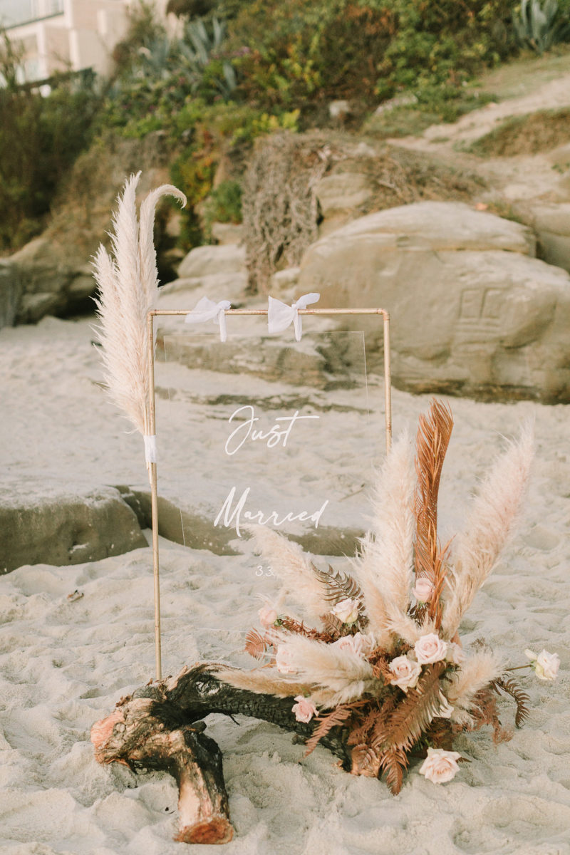 San Diego Boho Beach Elopement