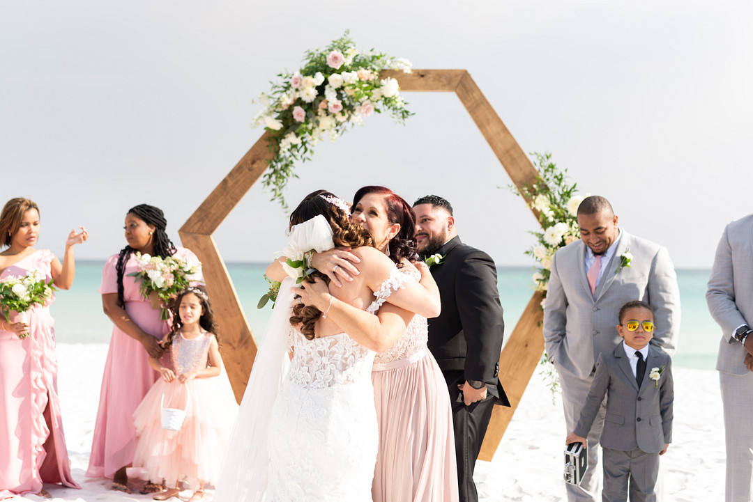 Refreshing Pink and Grey Wedding