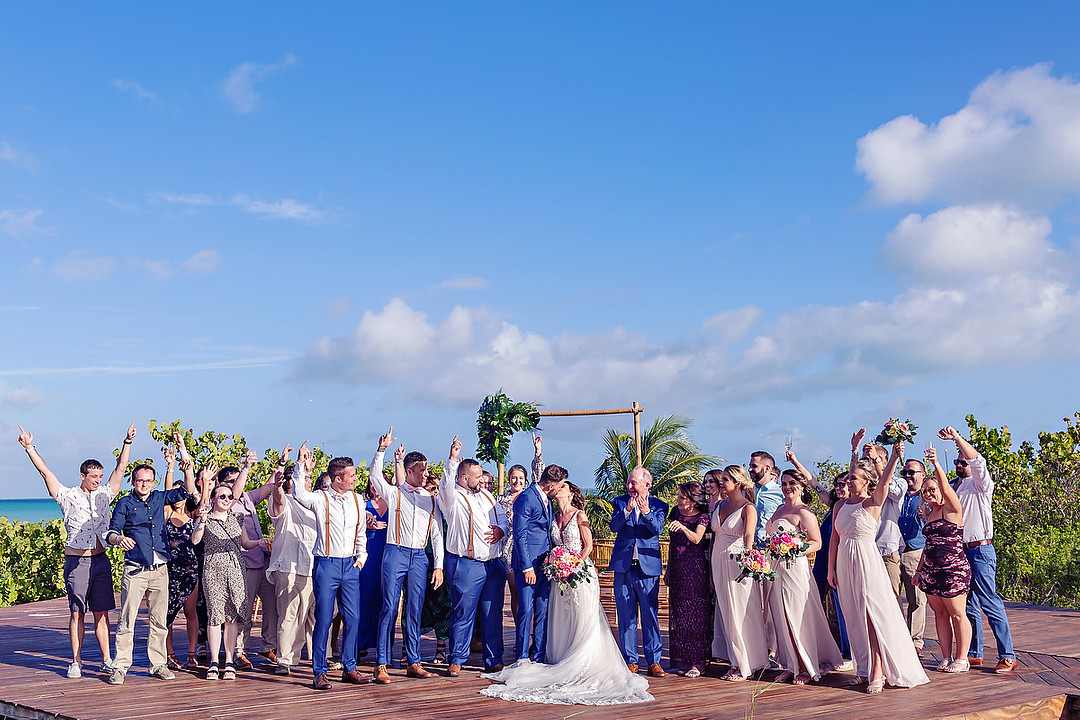 Vows Under A Rainbow: A Perfect Beach Wedding