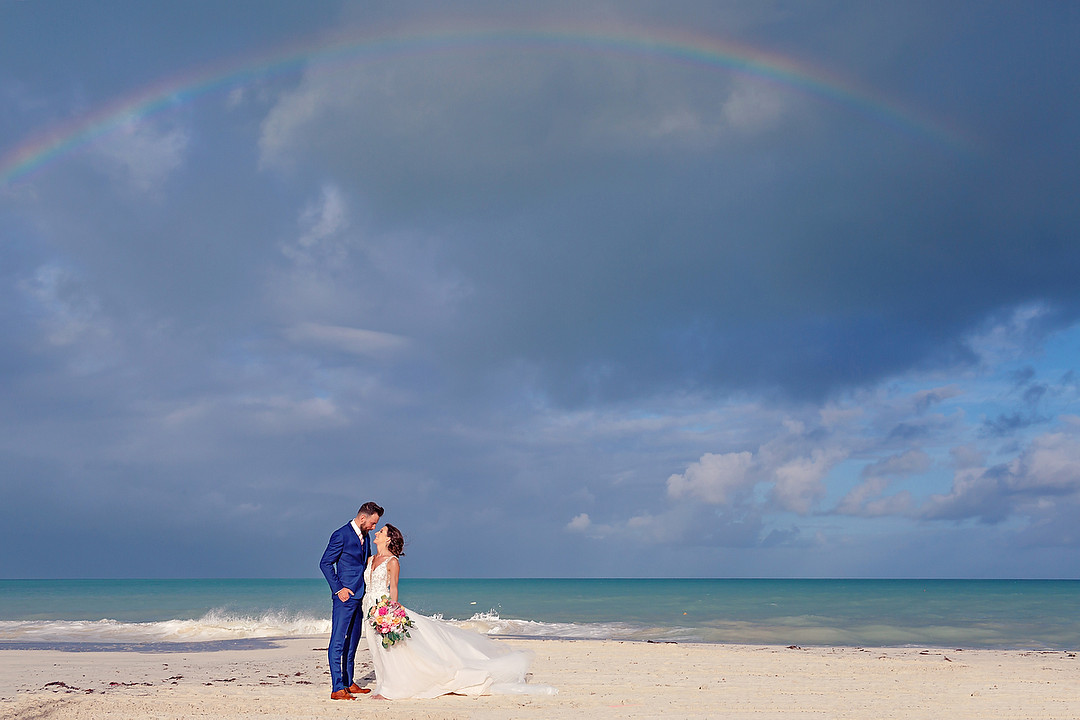 Vows Under A Rainbow: A Perfect Beach Wedding