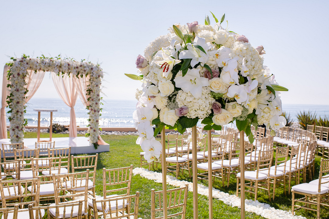 Luxurious Oceanfront Wedding